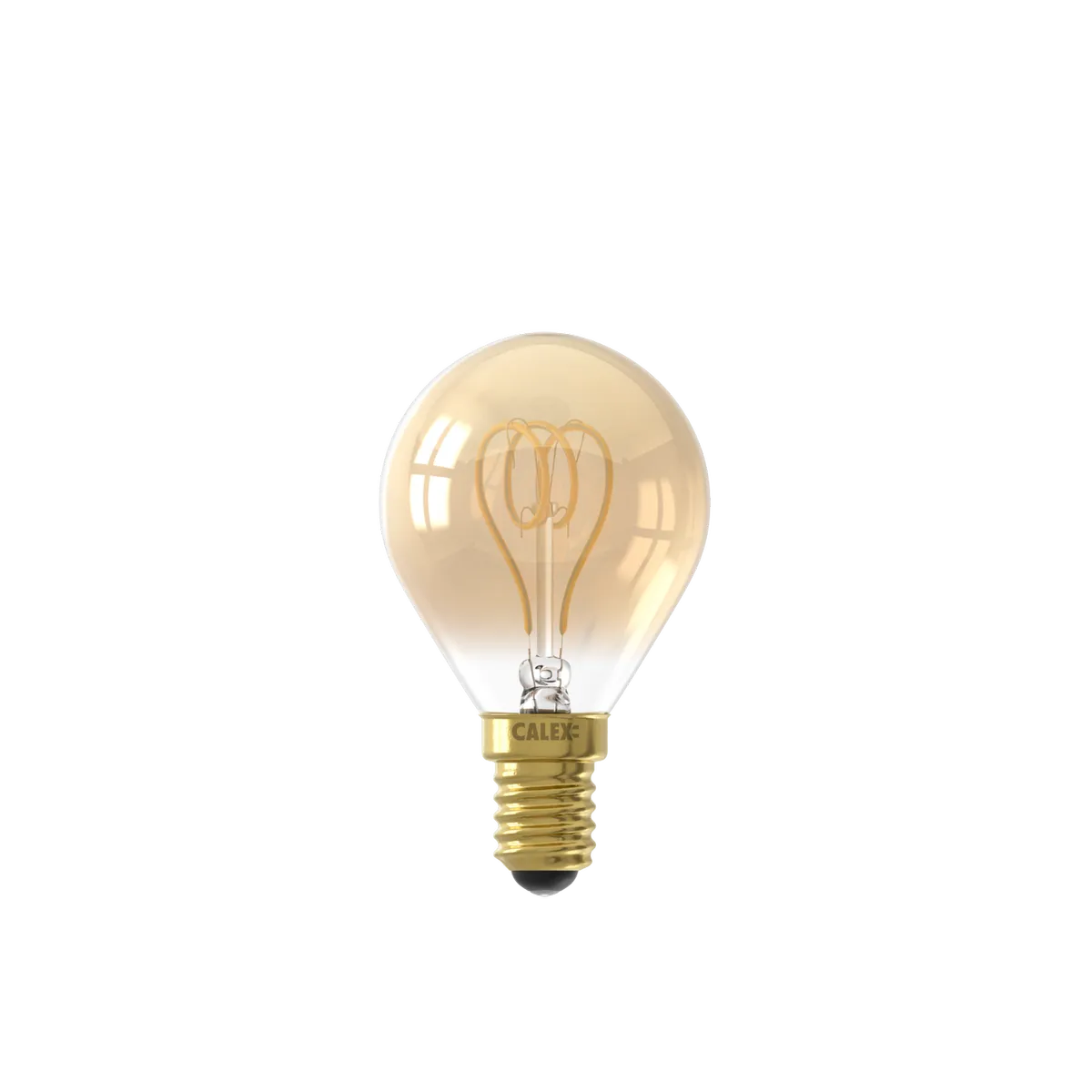LED Flex Kugel P45 E14 2,5W 136lm 2100K extra warm gold