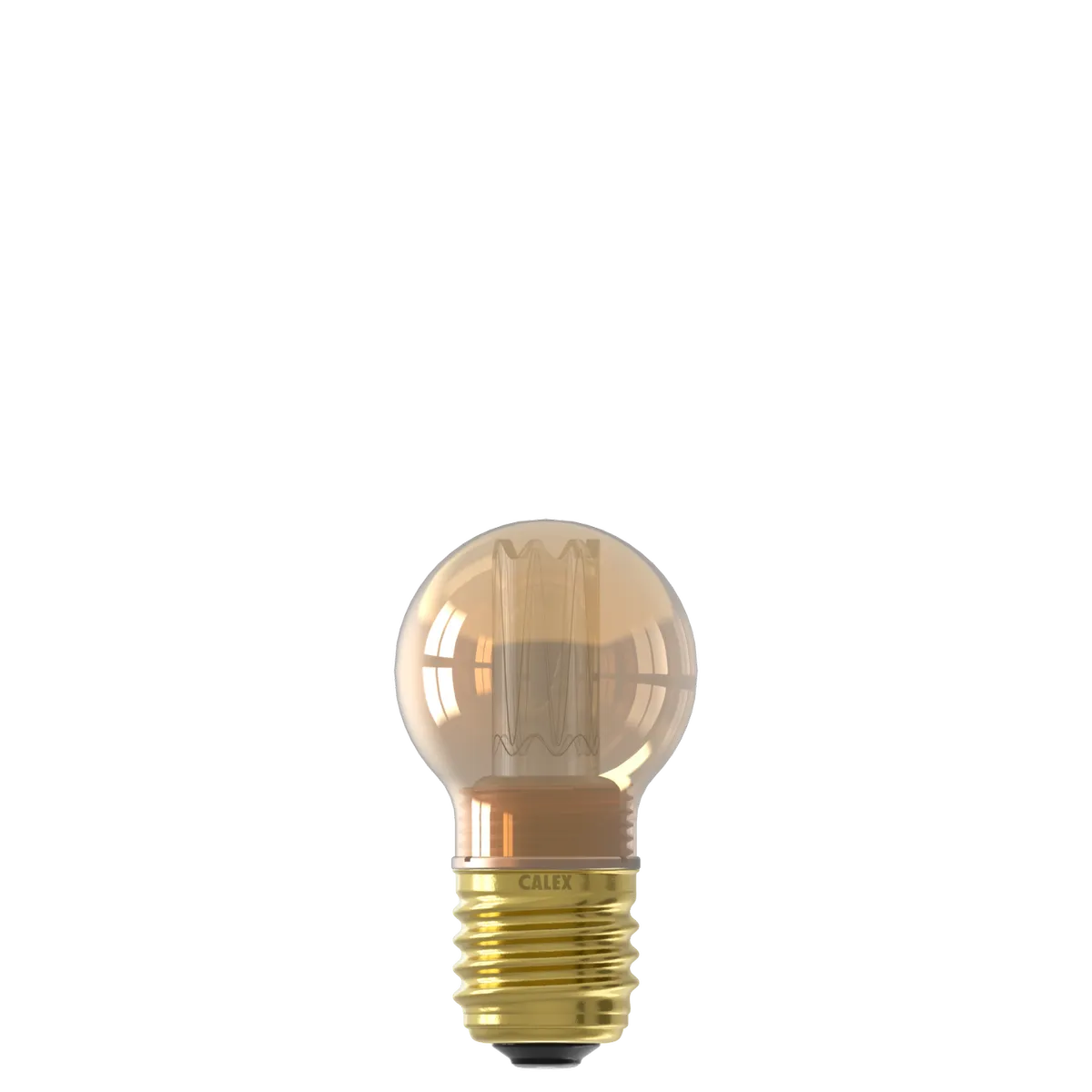 LED Crown Kugellampe P45 E27 2,3W 65lm 1800K extra warm gold