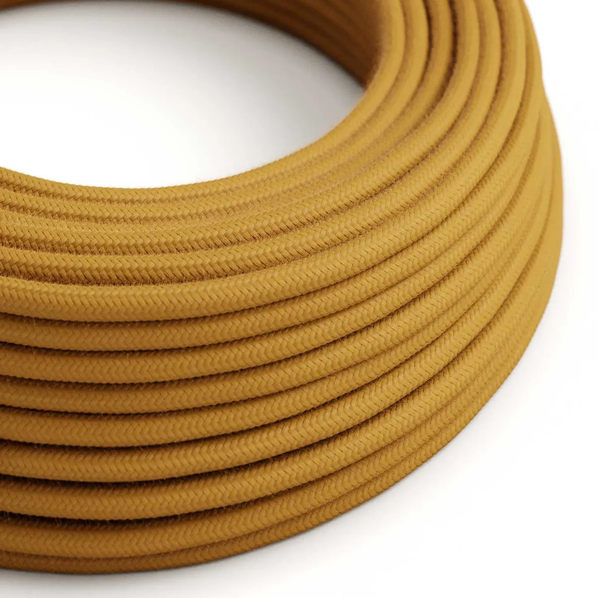 RC31 Textilkabel 3x0,75mm² Baumwolle golden Honig