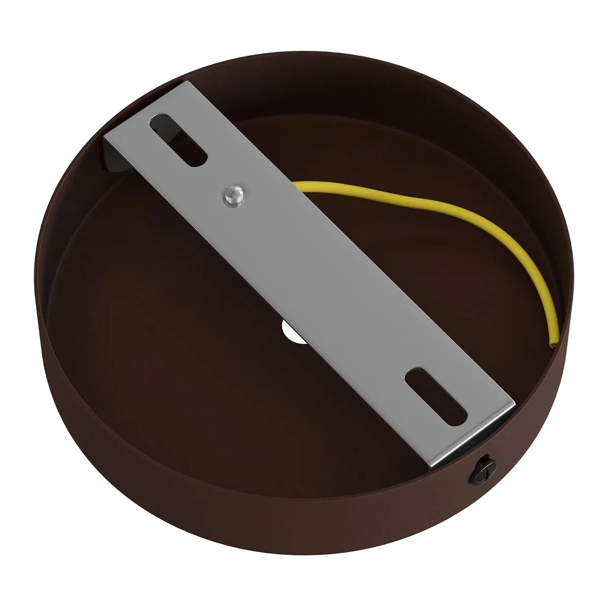 KRM57FCRUTERM Lampenbaldachin Metall Ø12cm dunkler Rost