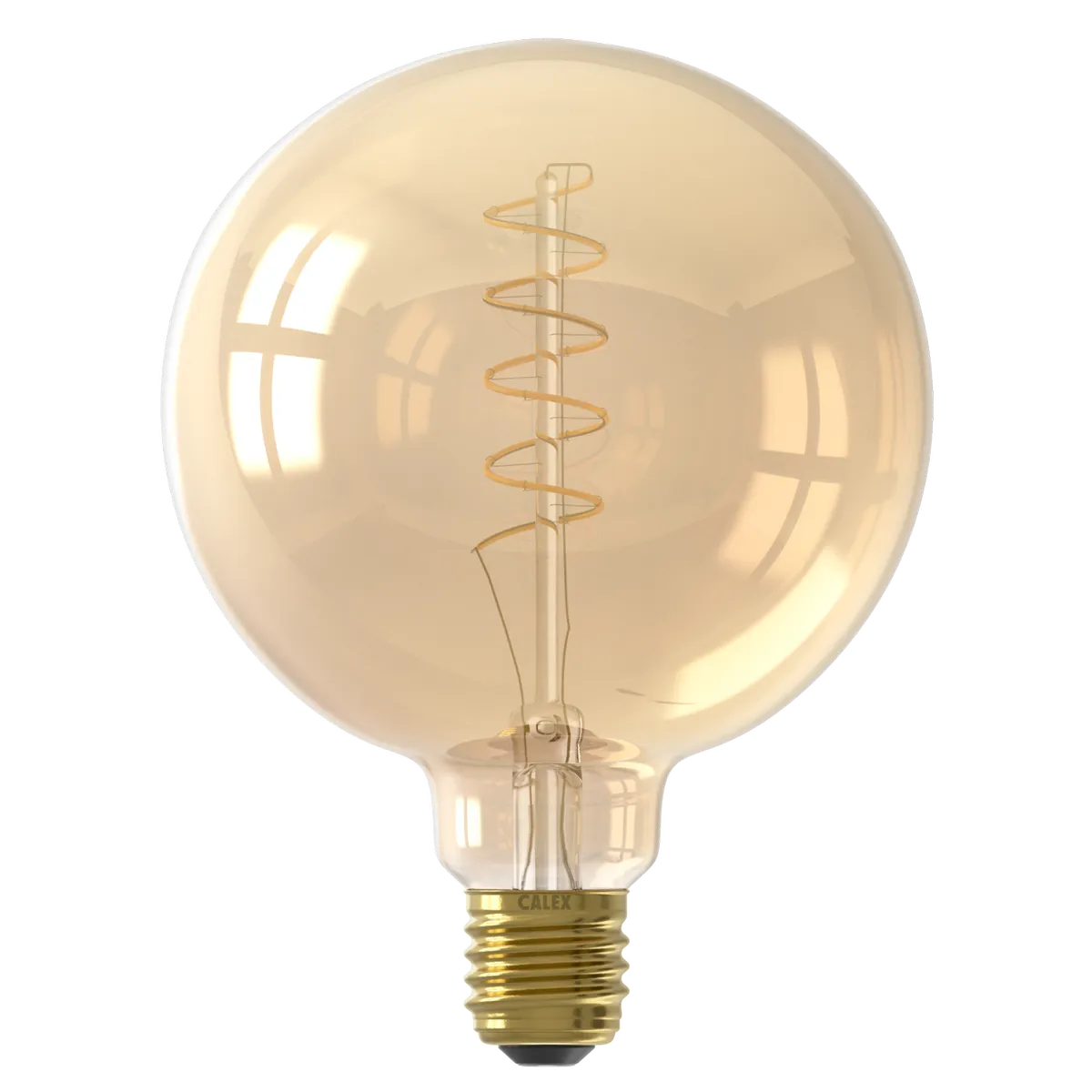 LED Flex Globe G125 E27 3,8W 250lm 2100K extra warm gold
