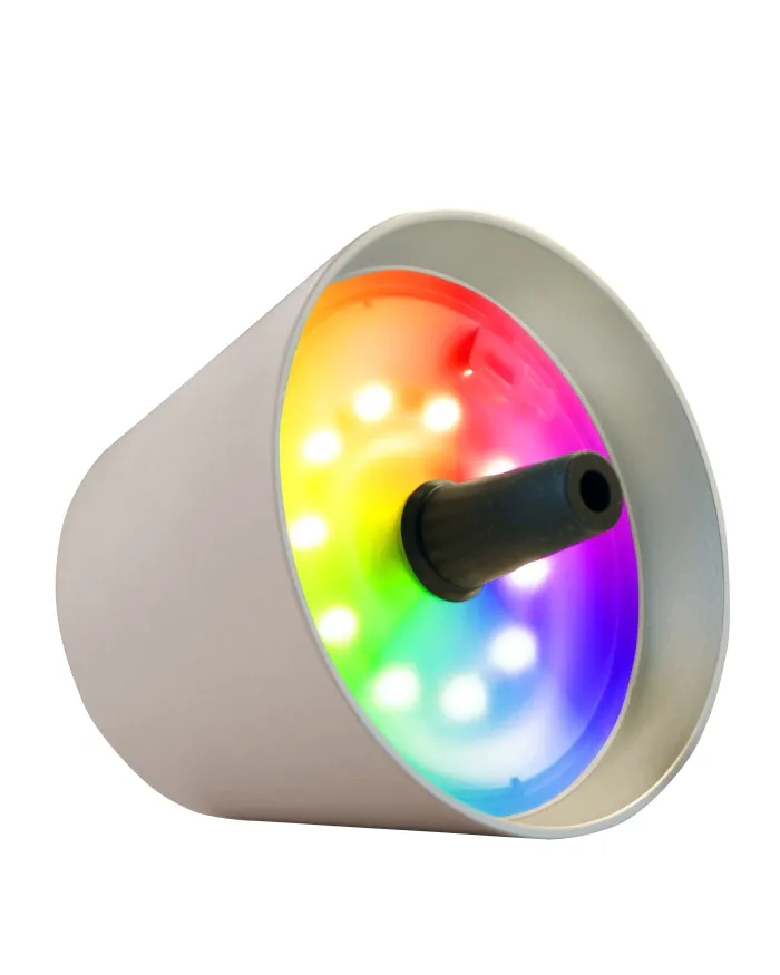 TOP 2.0 - RGB-Akku-Flaschenleuchte sand
