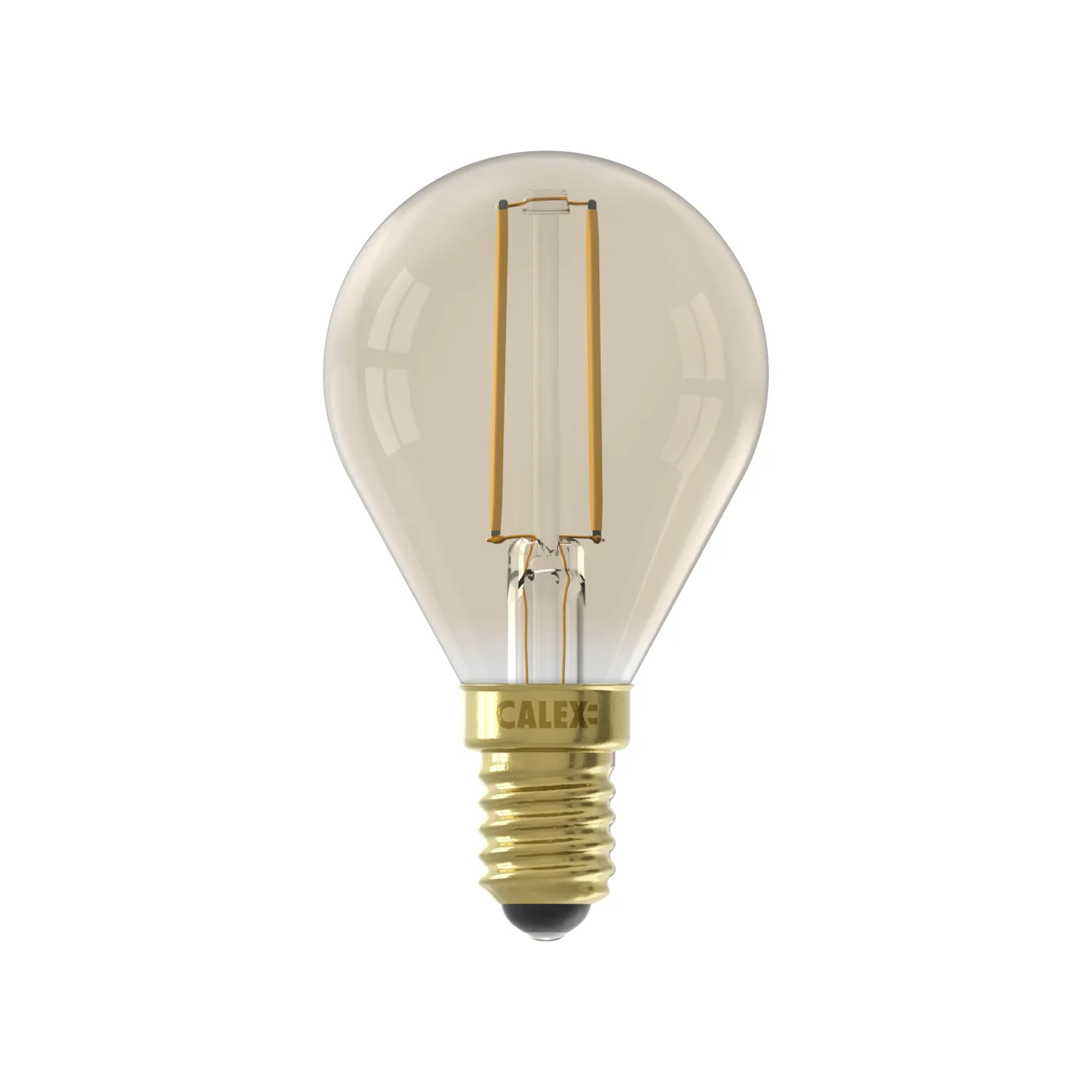 LED Warm Kugellampe P45 E14 3,5W 250lm 2100K extra warm gold