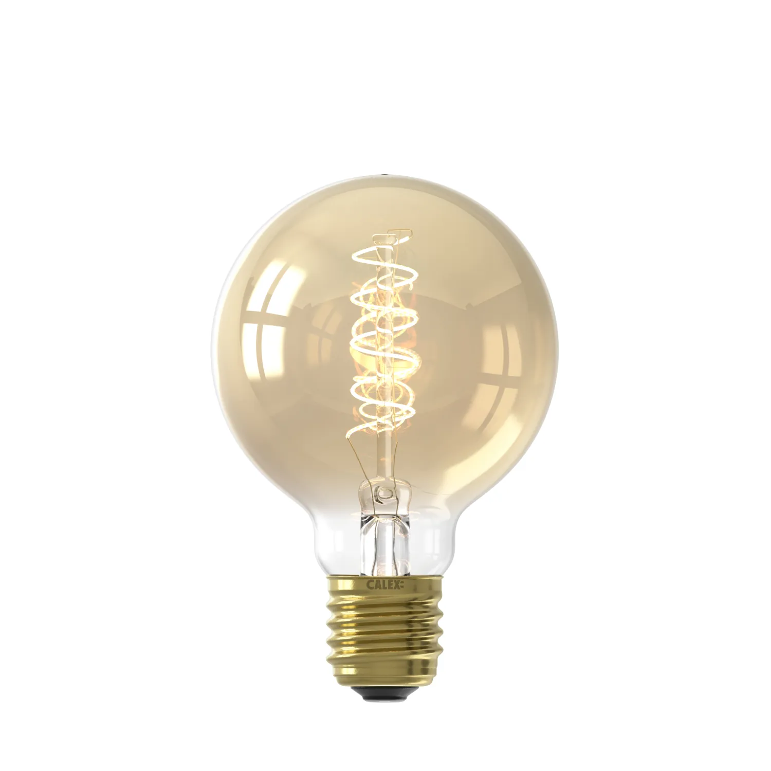 LED Flex Globe G80 E27 3,8W 250lm 2100K extra warm gold
