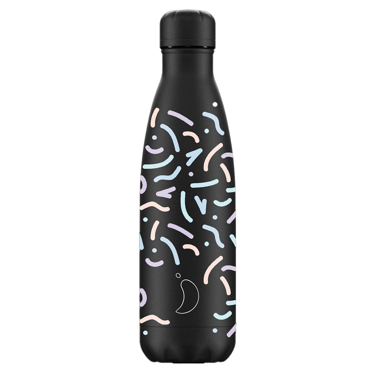 Chilly´s Trinkflasche 500ml Doodle Dash Black