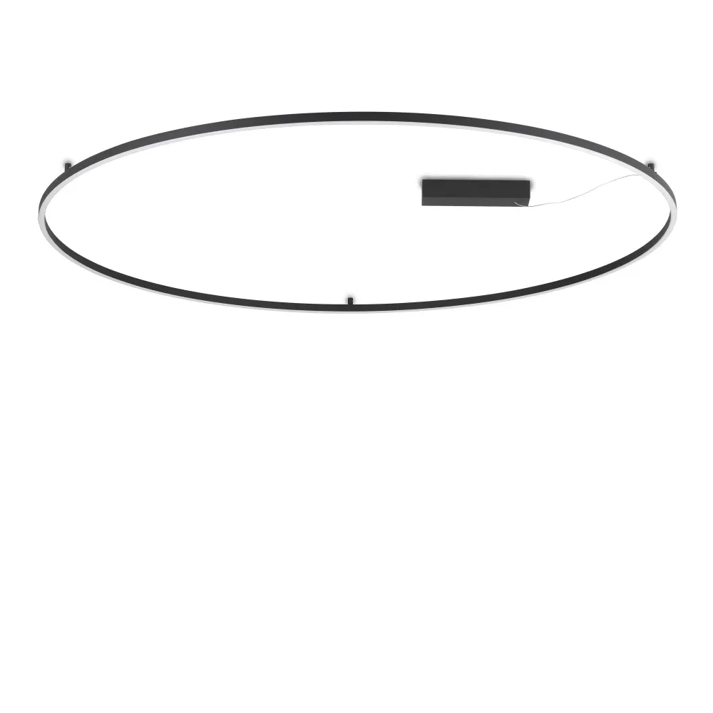 ORACLE SLIM PL D150 ROUND 3000K ON-OFF NERO