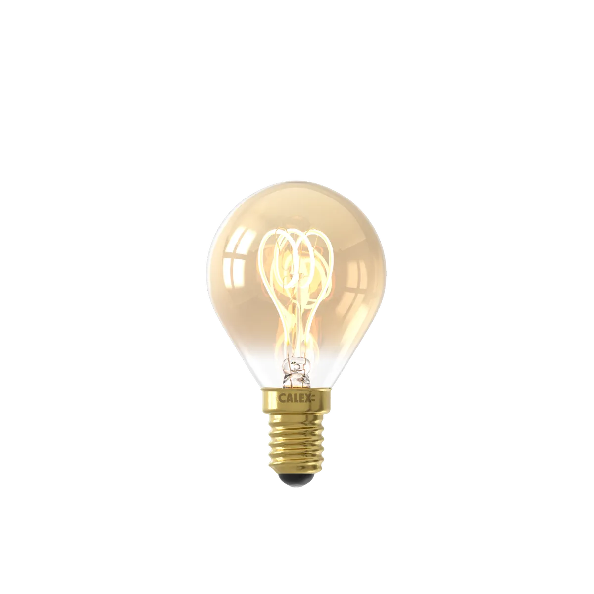 LED Flex Kugel P45 E14 2,5W 136lm 2100K extra warm gold