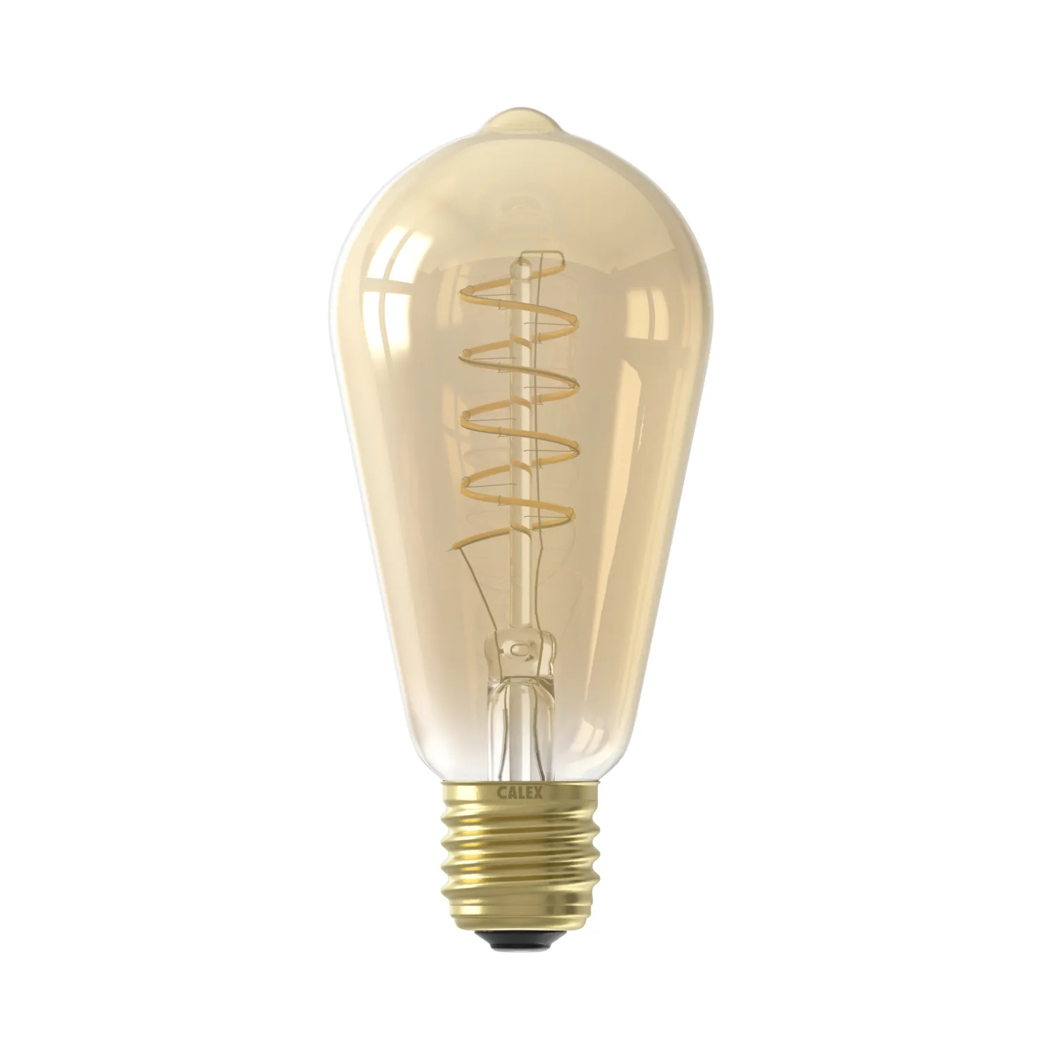LED Flex Rustic ST64 E27 5,5W 470lm 2100K extra warm gold