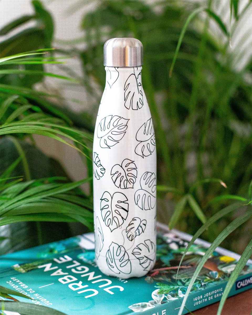 Chilly´s Trinkflasche 500ml Line Art Leaves