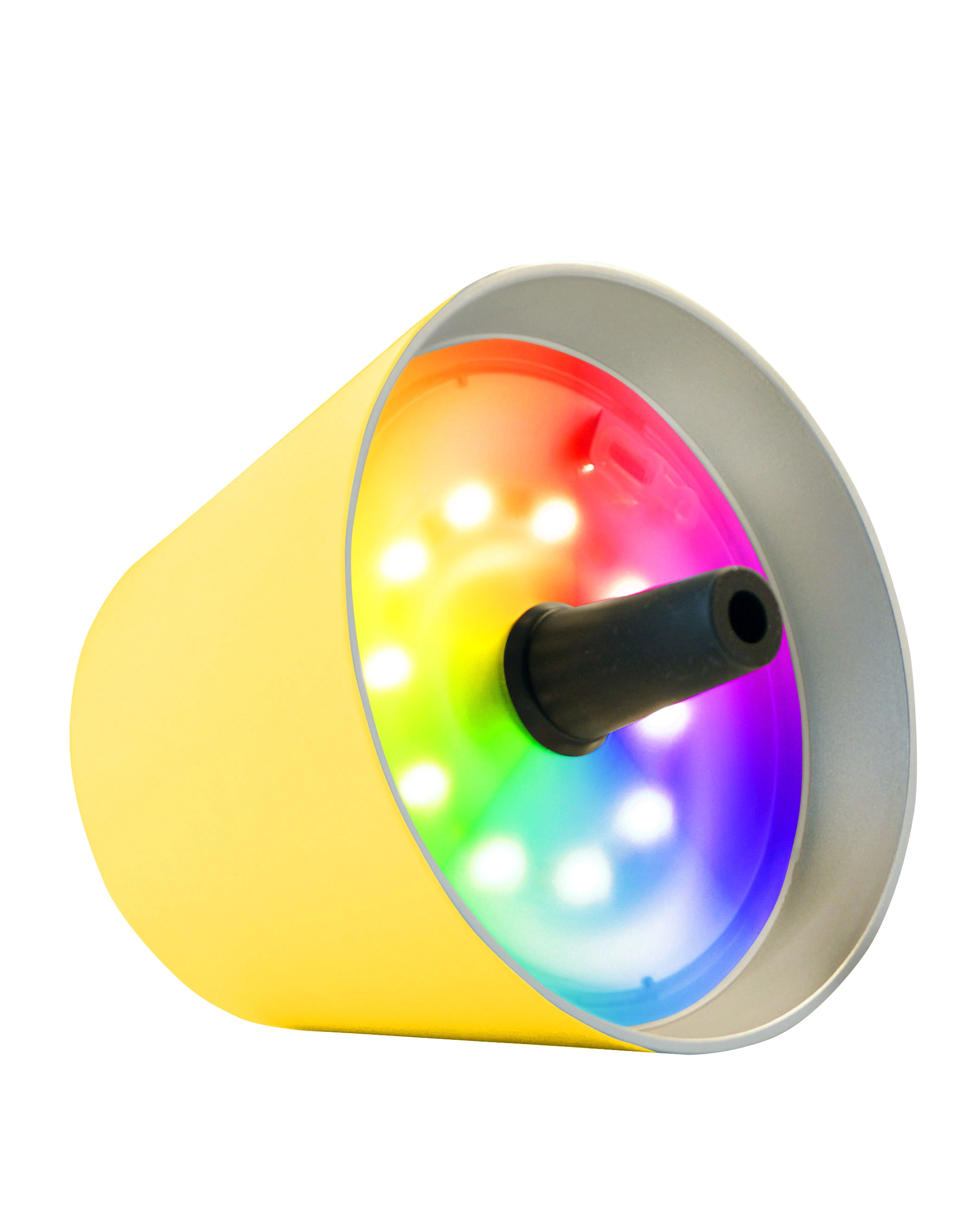TOP 2.0 - RGB-Akku-Flaschenleuchte gelb