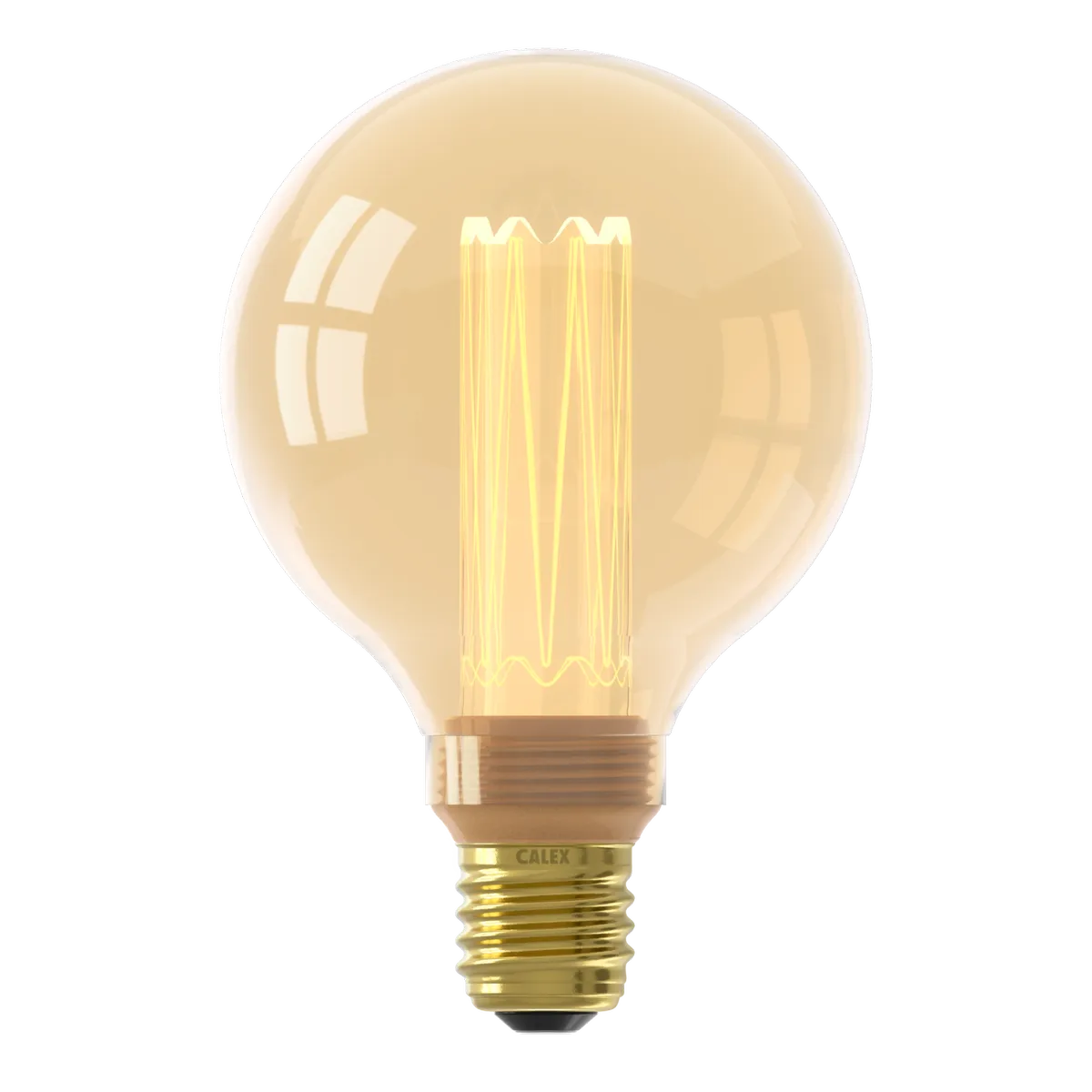 LED Crown Globe G95 E27 3,5W 120lm 1800K extra warm gold