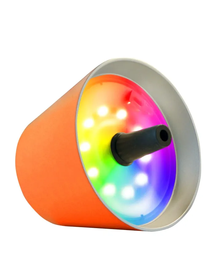 TOP 2.0 - RGB-Akku-Flaschenleuchte orange