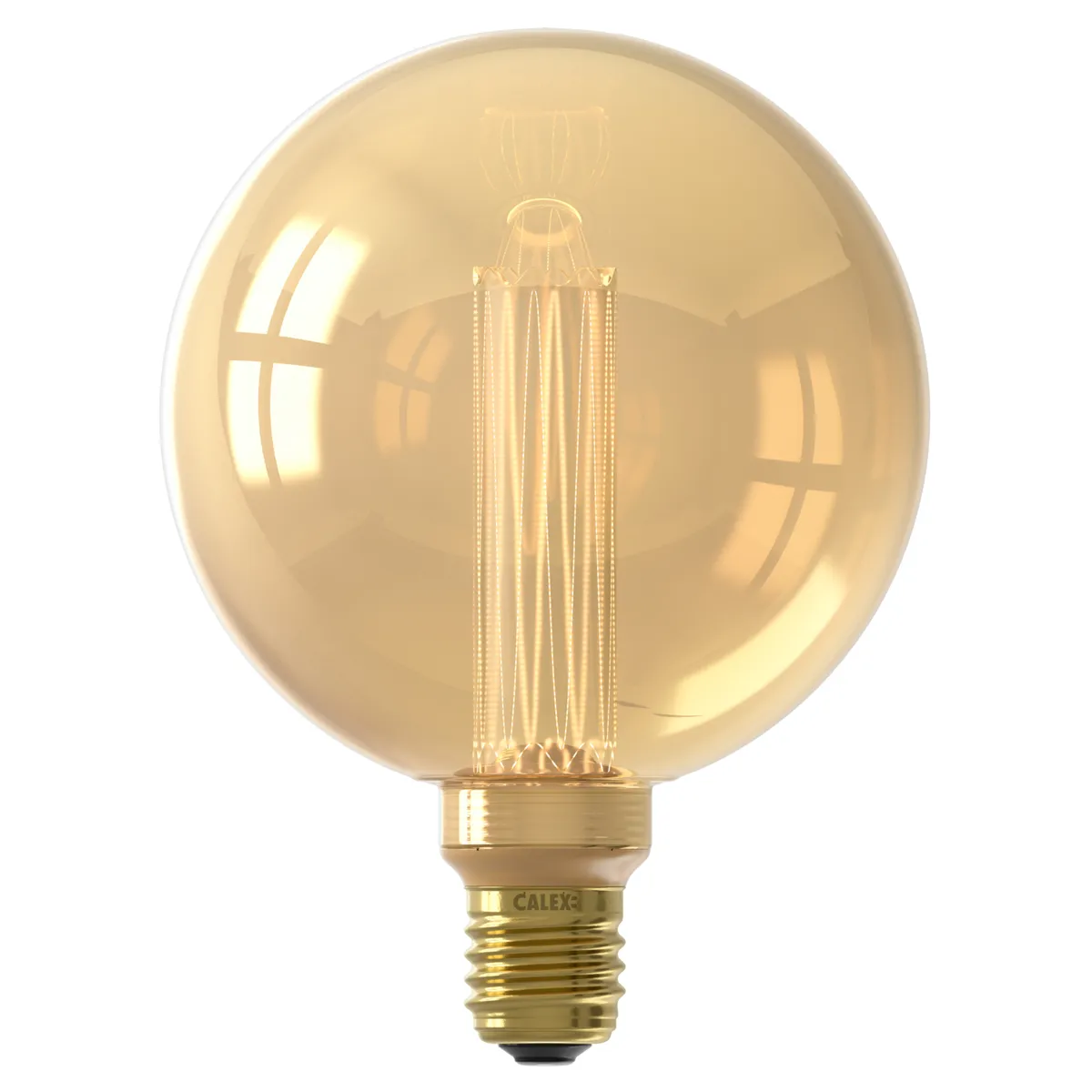 LED Crown Globe G125 E27 3,5W 120lm 1800K extra warm gold