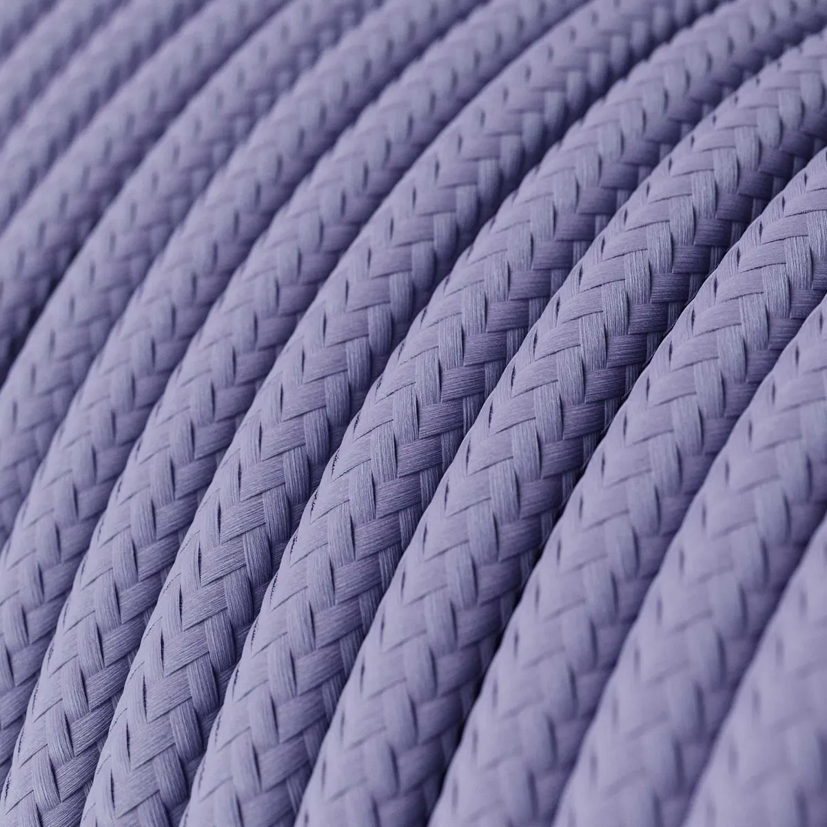 Textilkabel 3x0,75mm² Textil-Seideneffekt lila