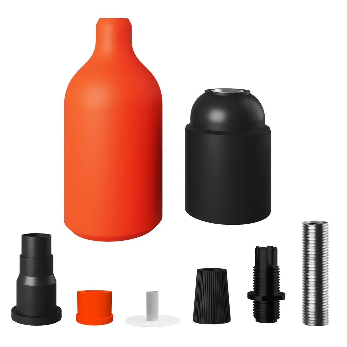 KBS27ARA Lampenfassung aus Silikon E27 orange