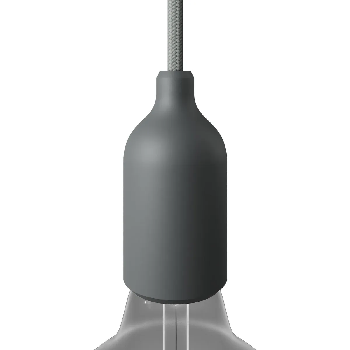 KBS27GRI Lampenfassung aus Silikon E27 grau