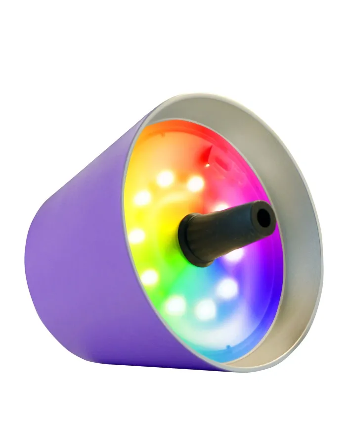TOP 2.0 - RGB-Akku-Flaschenleuchte flieder