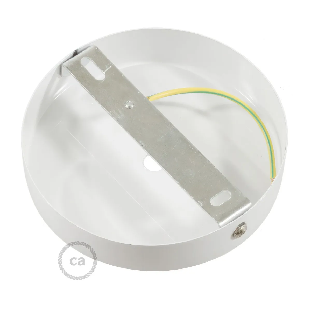 KRM57FCVBTERP Lampenbaldachin Metall Ø12cm weiß glänzend