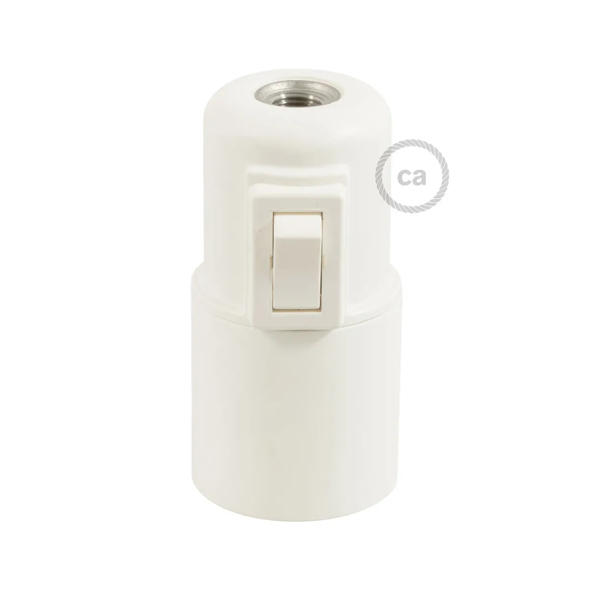 Lampenfassung Thermoplastisch E27 Weiß