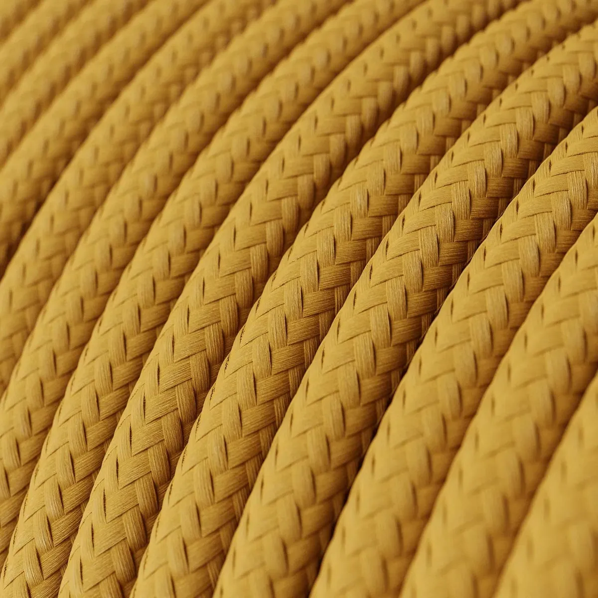 Textilkabel 3x0,75mm² Senfgelb