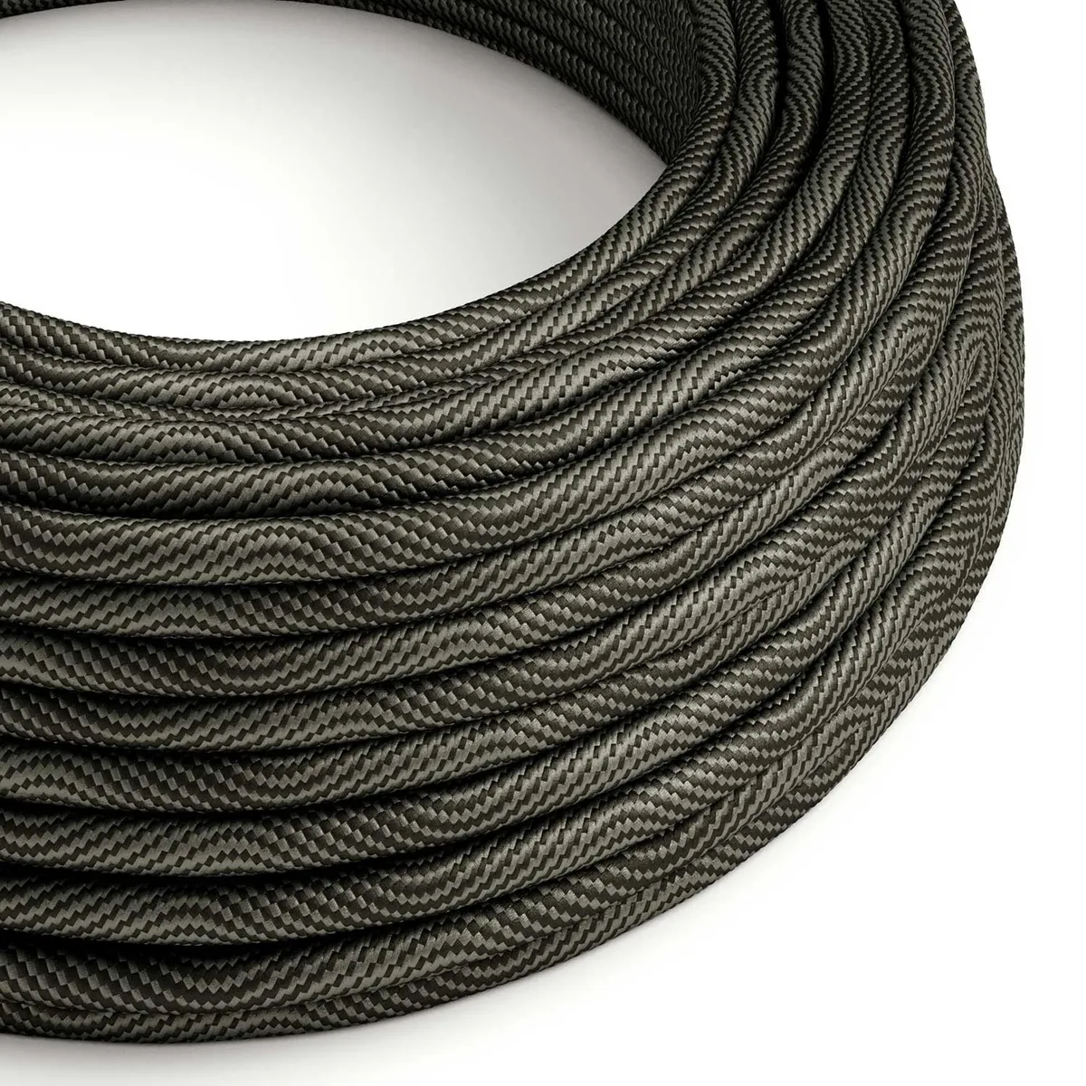 ERM67 Vertigo-Textilkabel 3x0,75mm² Schwarz-Grau-Optik