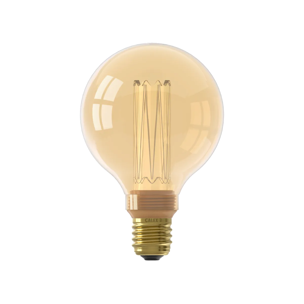 LED Crown Globe G95 E27 3,5W 120lm 1800K extra warm gold