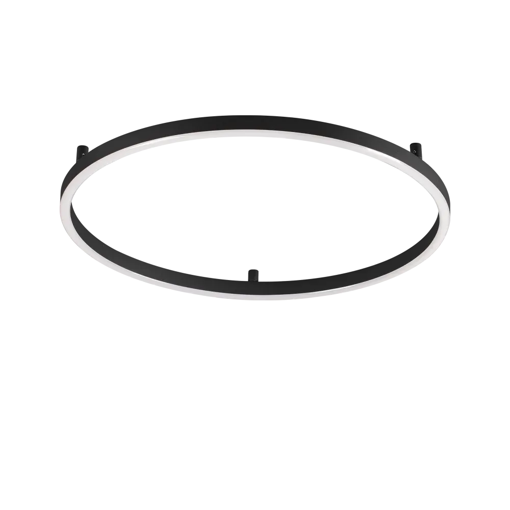 ORCLE SLIM PL D090 ROUND 2700K ON-OFF NERO