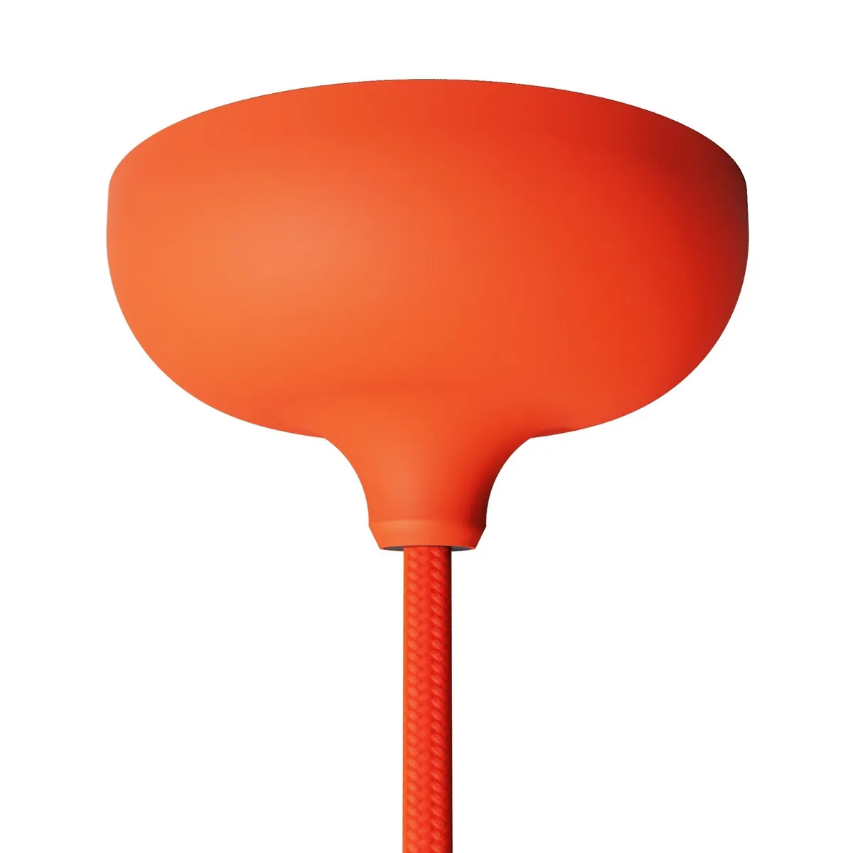KROSSIARA Lampenbaldachin aus Silikon orange
