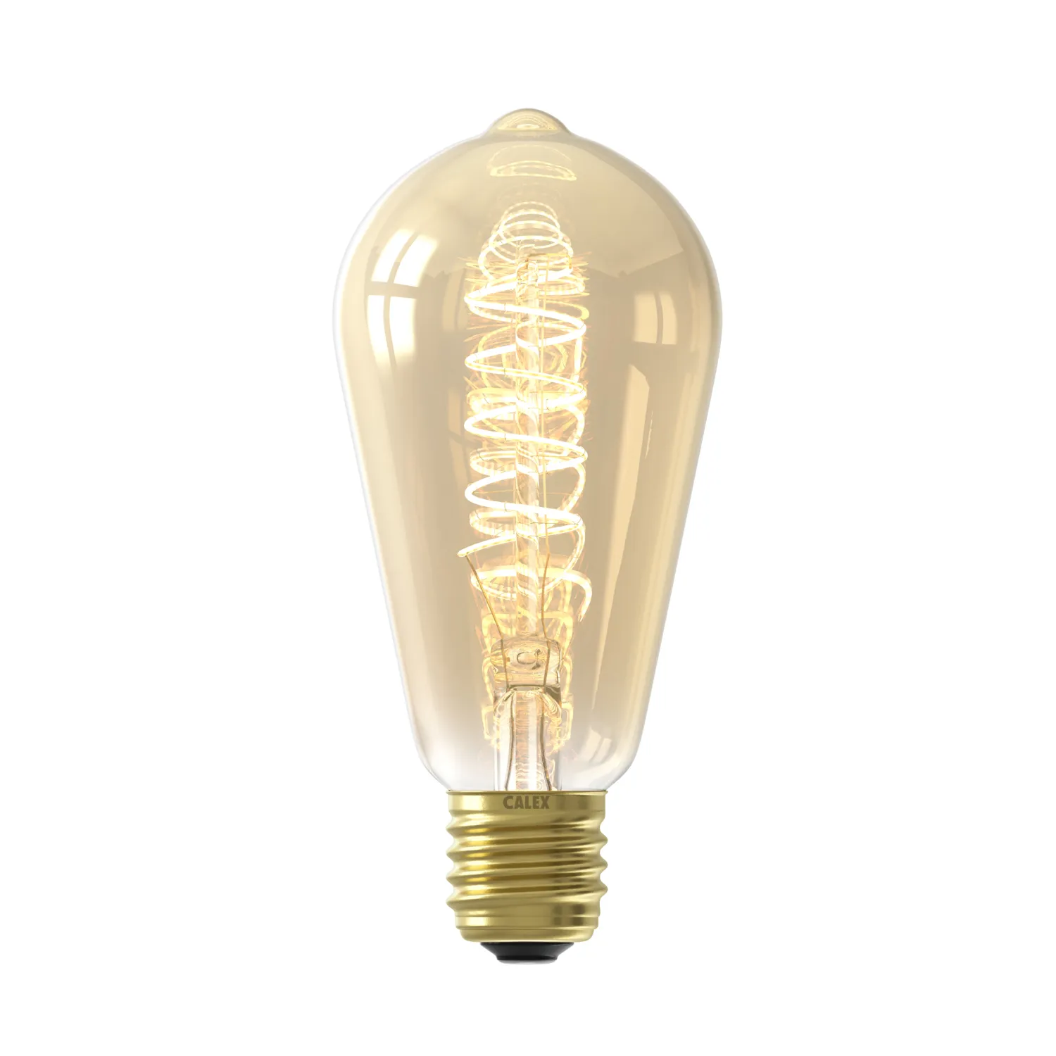 LED Flex Rustic ST64 E27 5,5W 470lm 2100K extra warm gold