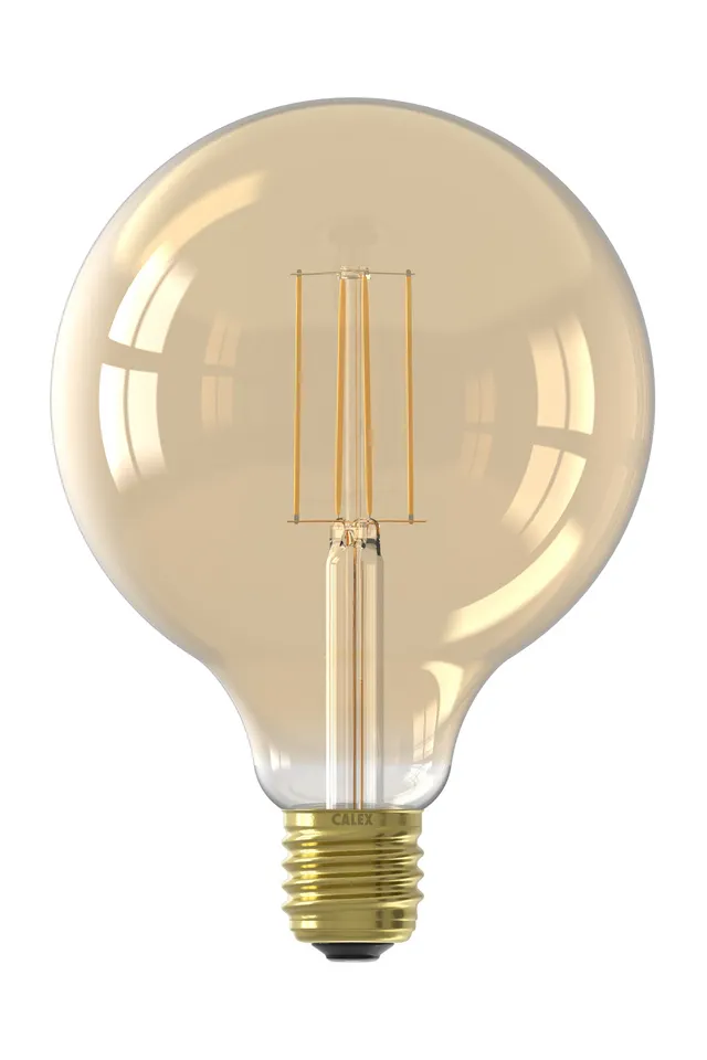 LED Warm Globe G125 E27 4,5W 470lm 2100K extra warm gold