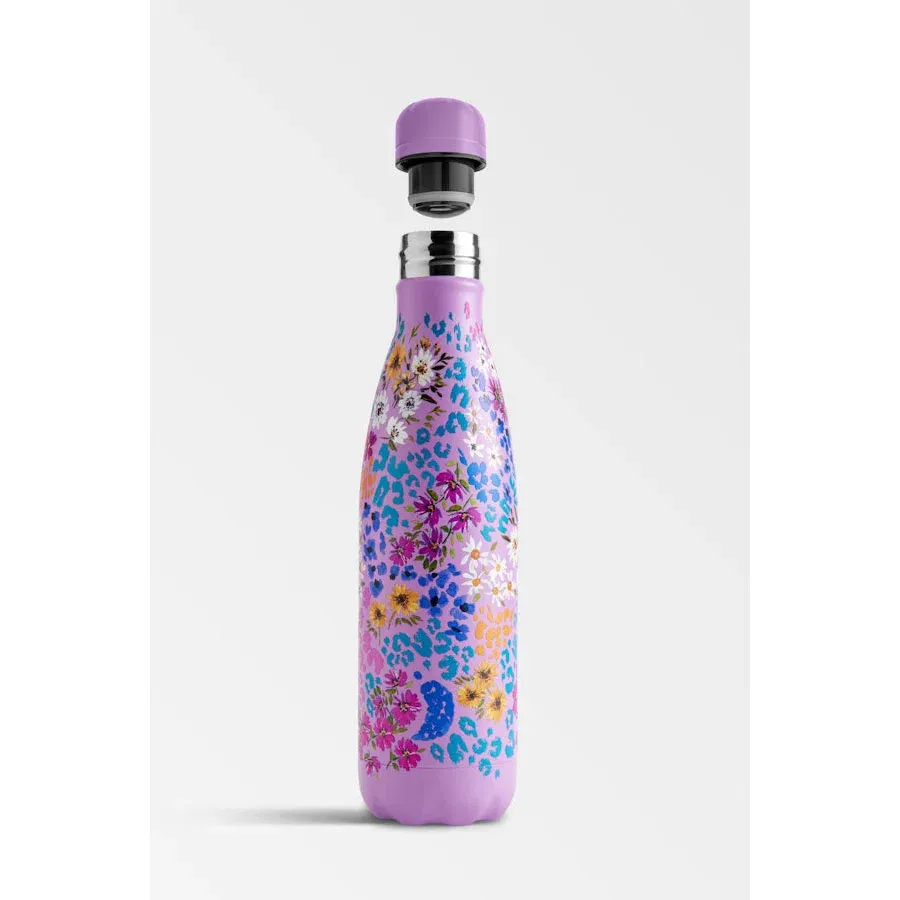 Chilly´s Trinkflasche Floral 500ml Leopard Blossom