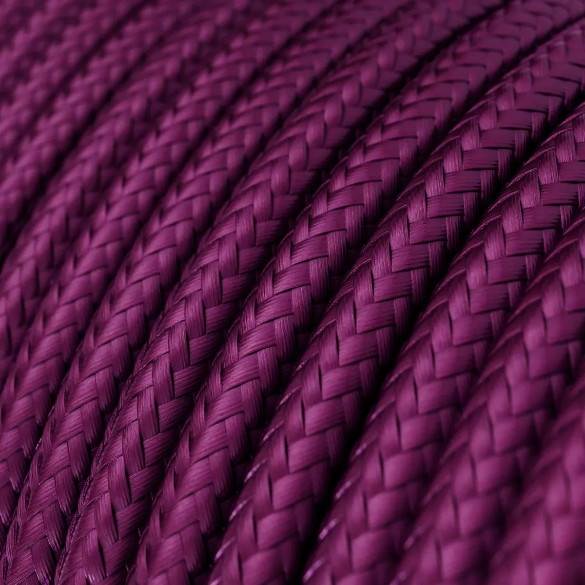 Textilkabel 3x0,75mm² Textil-Seideneffekt Violet